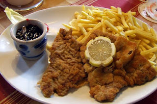 Schnitzel escalope milanesa Berlín