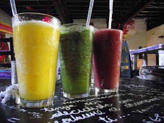 picture of three smoothies