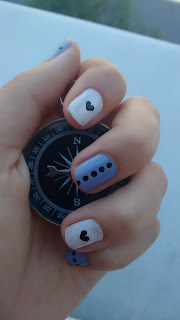 manicure, maquillaje, donuth, channel, dots, heart, corazón, pastel, pastel goth,