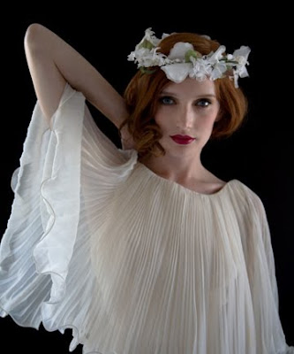 Bando offers very fanciful whimsical bridal headpieces belts 