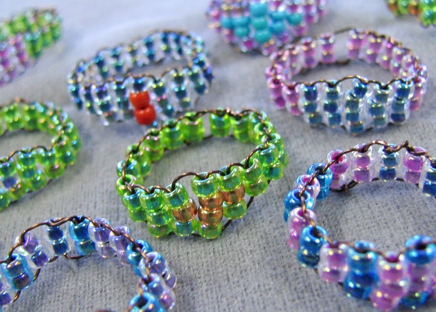 Woven Seed Bead Ring- Tutorial