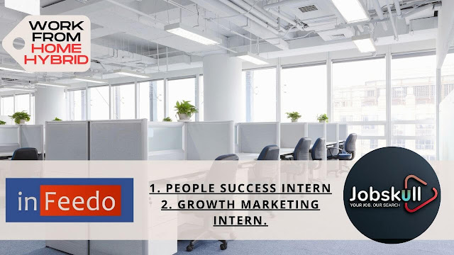 Infeedo Work from Home Jobs 2024 | People Success Intern and Growth Marketing Intern