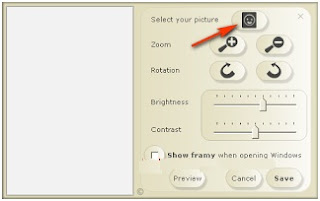 Memasang foto di desktop menggunakan gadget photo frame
