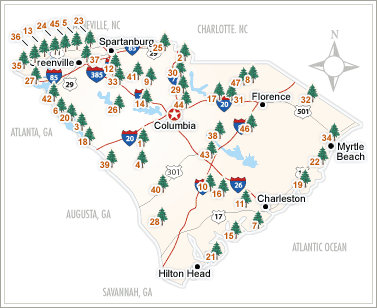 map of south carolina state parks Educating South Carolina Did You Know North Carolina S Parks Are