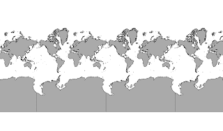 Continents Oracle layer with EPSG:3329