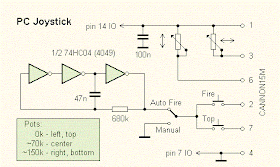 Computer Joystick Circuit Diagram