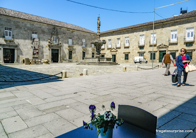 Largo do Paço em Braga, Portugal