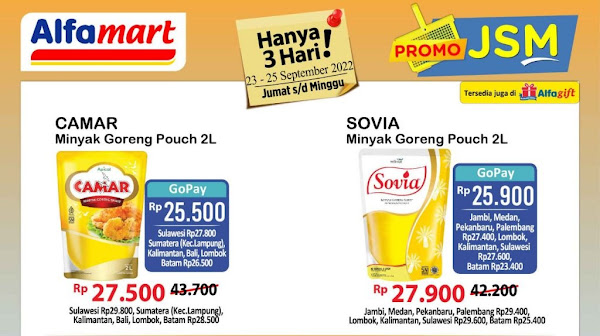 Promo Alfamart JSM periode 23-25 September 2022