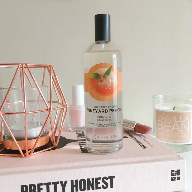 the body shop peach mist