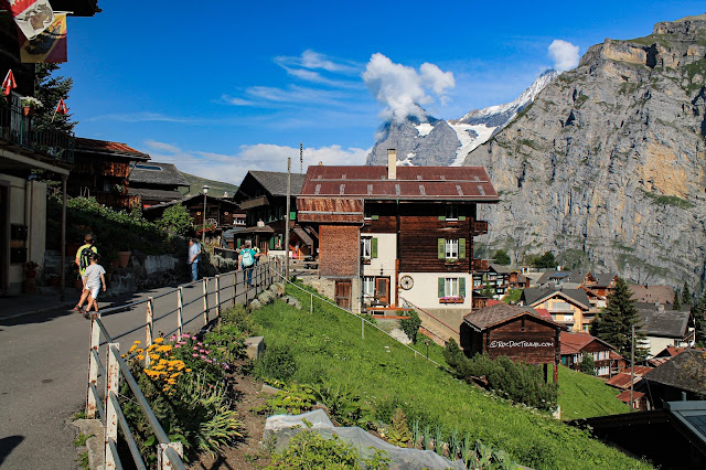 Lauterbrunnen Valley, Switzerland, Murren Gimmelwald Trummelbach Alps glaciers waterfall hiking tram skiing copyright RocDocTravel.com