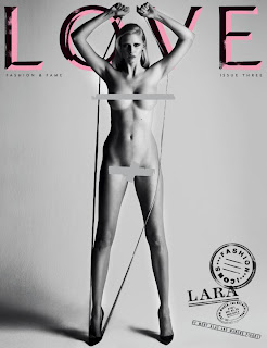 Lara Stone Completely Nude