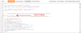 code folding blogger