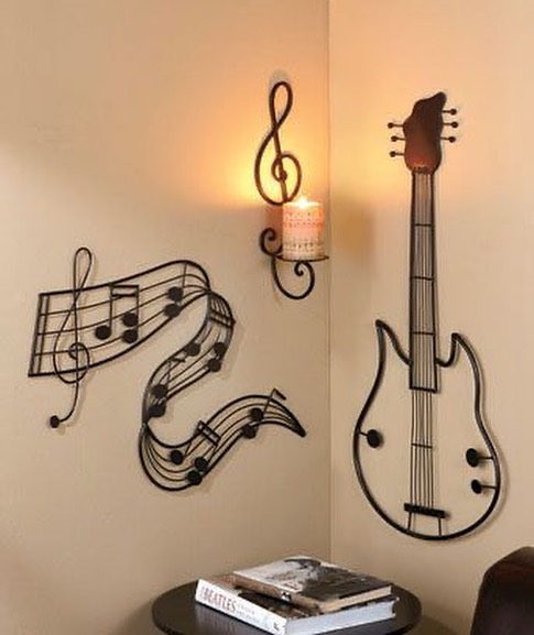 Arte Em Ferro para Decoração Musical