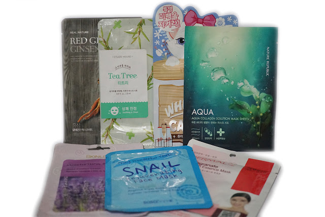 Mask Week: Dermal, Skin Lite, Sasatinnie, Etude House, Dewytree, Nature Republic, The Face Shop