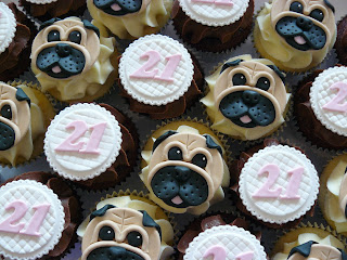 Brisbane Pug Cupcakes