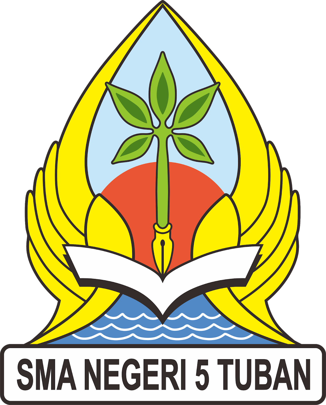 Logo SMAN 5 Tuban, Logo SMA Negeri 5 Tuban Vector | Rozi Senirupa