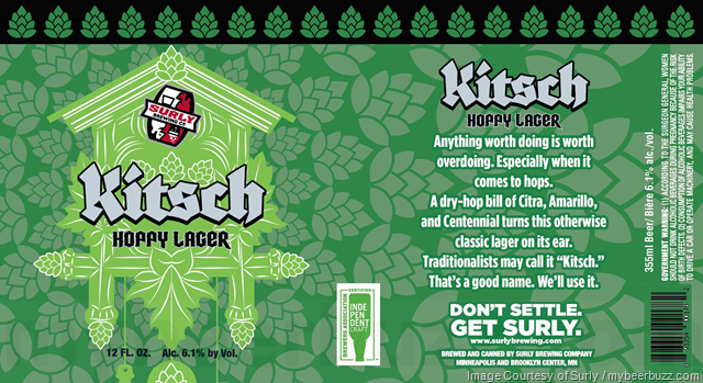Surly Adding Kitsch Hoppy Lager Cans