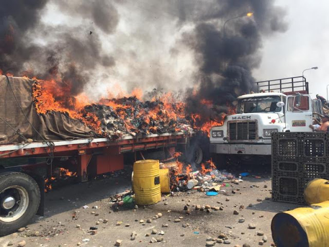 Incendio de ayuda humanitaria y atrocidades cometidas a indígena Pemón son delitos de lesa humanidad.