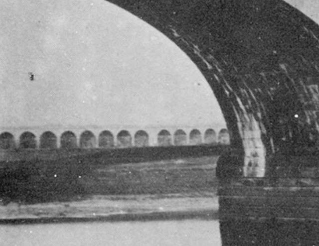 East Lancashire Railway Viaduct seen through North Union Railway Bridge Arch