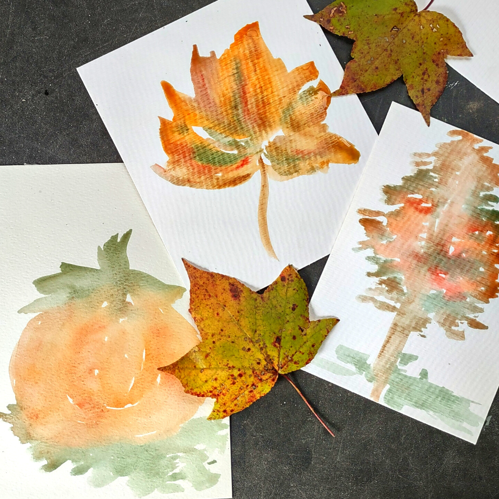 Just a few watercolor creations that I will turn into cards