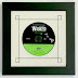 CD Disc Frame Mat Design Solid wood black frame