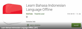 Aplikasi belajar bahasa Indonesia untuk smartphone
