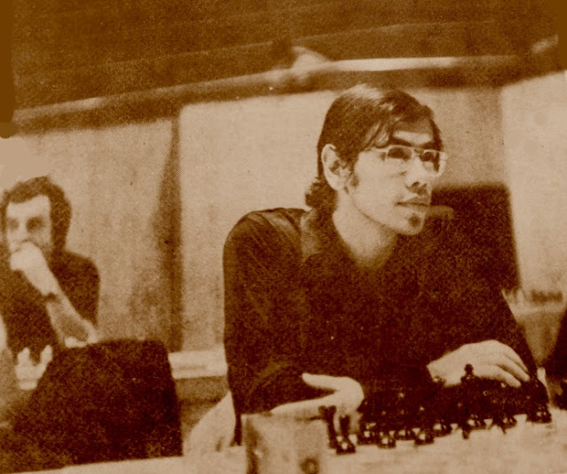 El ajedrecista Óscar Castro en 1976