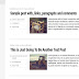 Editor Responsive Blogger Template