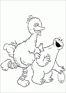 sesame stereet coloring pages,sesame coloring pages