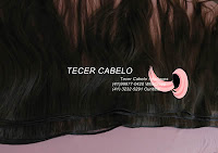 Cabelo loiro de 60 cm tecer cabelo