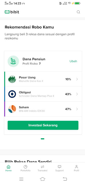 Cara memulai investasi di Bibit