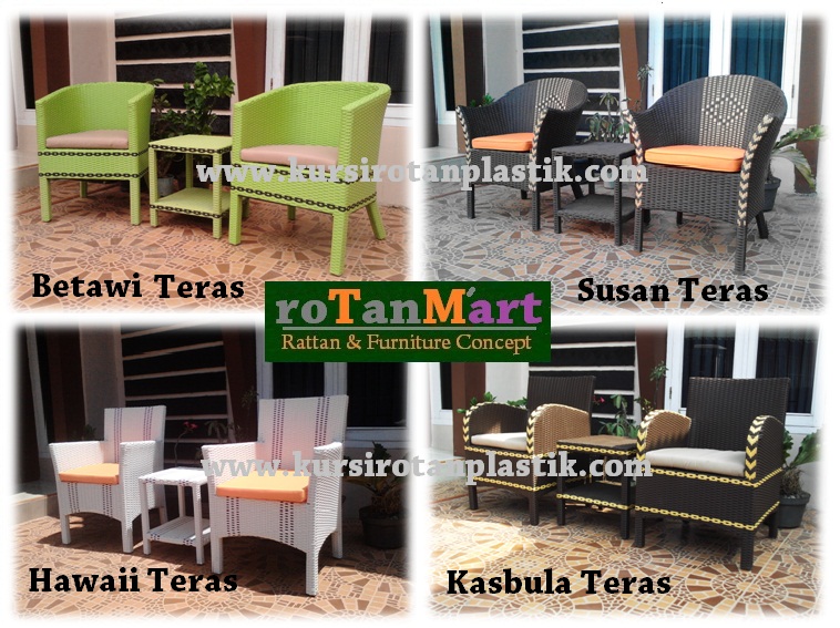 PENGRAJIN KURSI  ROTAN PLASTIK  OUTDOOR DAN INDOOR FURNITURE 