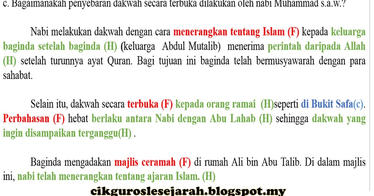 Soalan Esei Sejarah Tingkatan 4 Bab 10 Kertas 3 - Selangor l