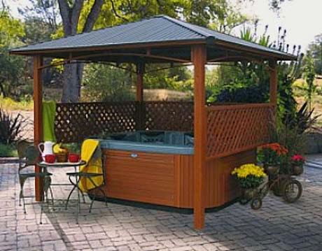 Back Yard Wood Patio Ideas