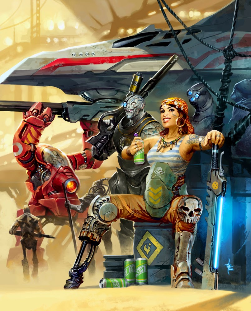lukas thelin, fenix, kenneth hite, just add rum, pirates, sci fi art, beam sword