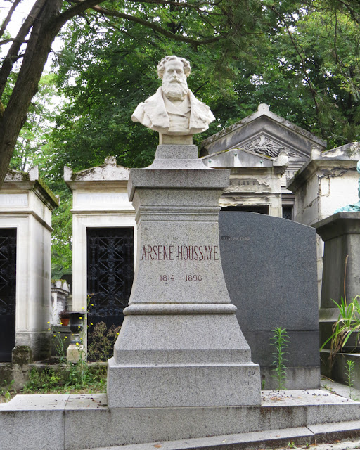 Grave of Arsène Houssaye, Cimetière du Père-Lachaise, Père Lachaise Cemetery, Quartier du Père-Lachaise, 20th arrondissement, Paris