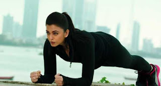 Aishwarya Rai Knee Pose