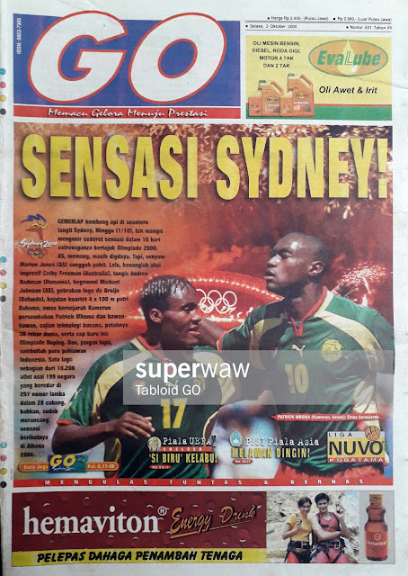 SYDNEY 2000 PATRICK MBOMA OF CAMEROON