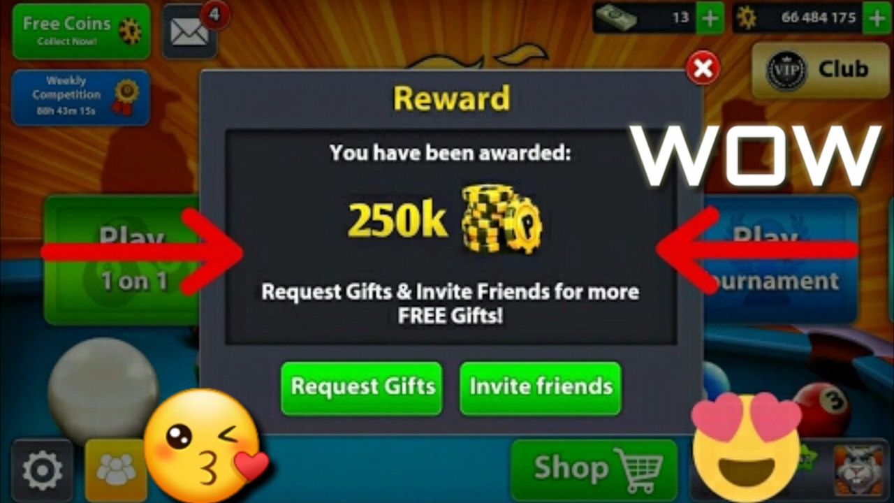 8 ball pool Rewards link Today Claim Now - 