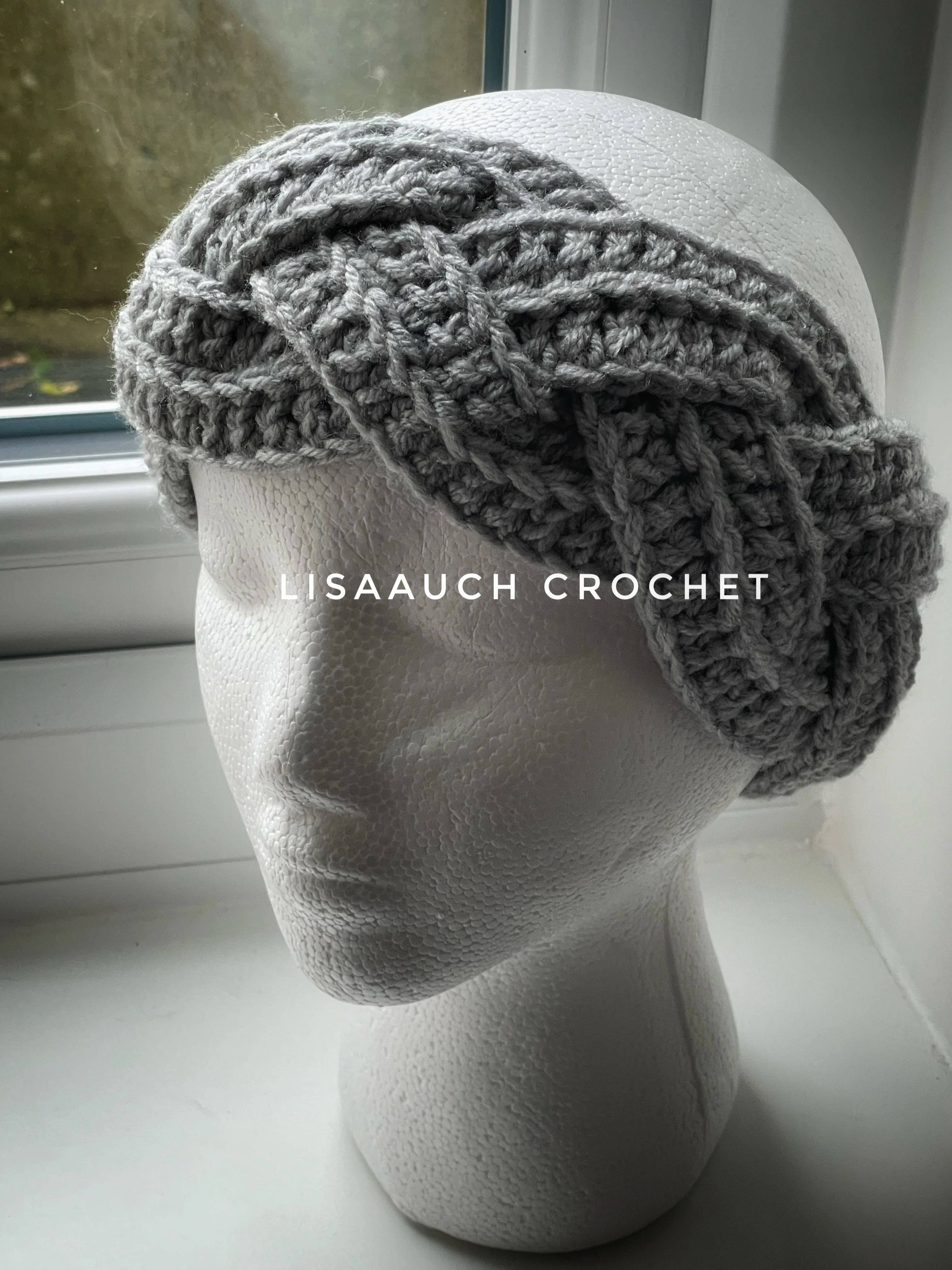 braided crochet headband pattern,free crochet braided headband, braided crochet headband, Braided earwarmer crochet pattern