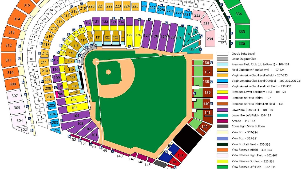 Seating Chart For Giants Stadium