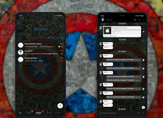 Captain America Theme For YOWhatsApp & Fouad WhatsApp