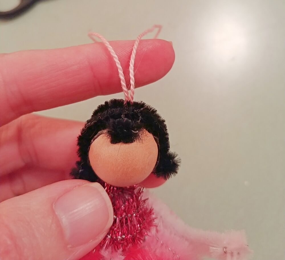 Christmas in October - Pipe Cleaner Doll Ornaments