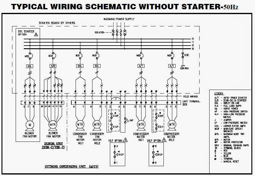 electrical wiring diagrams for air conditioning systems