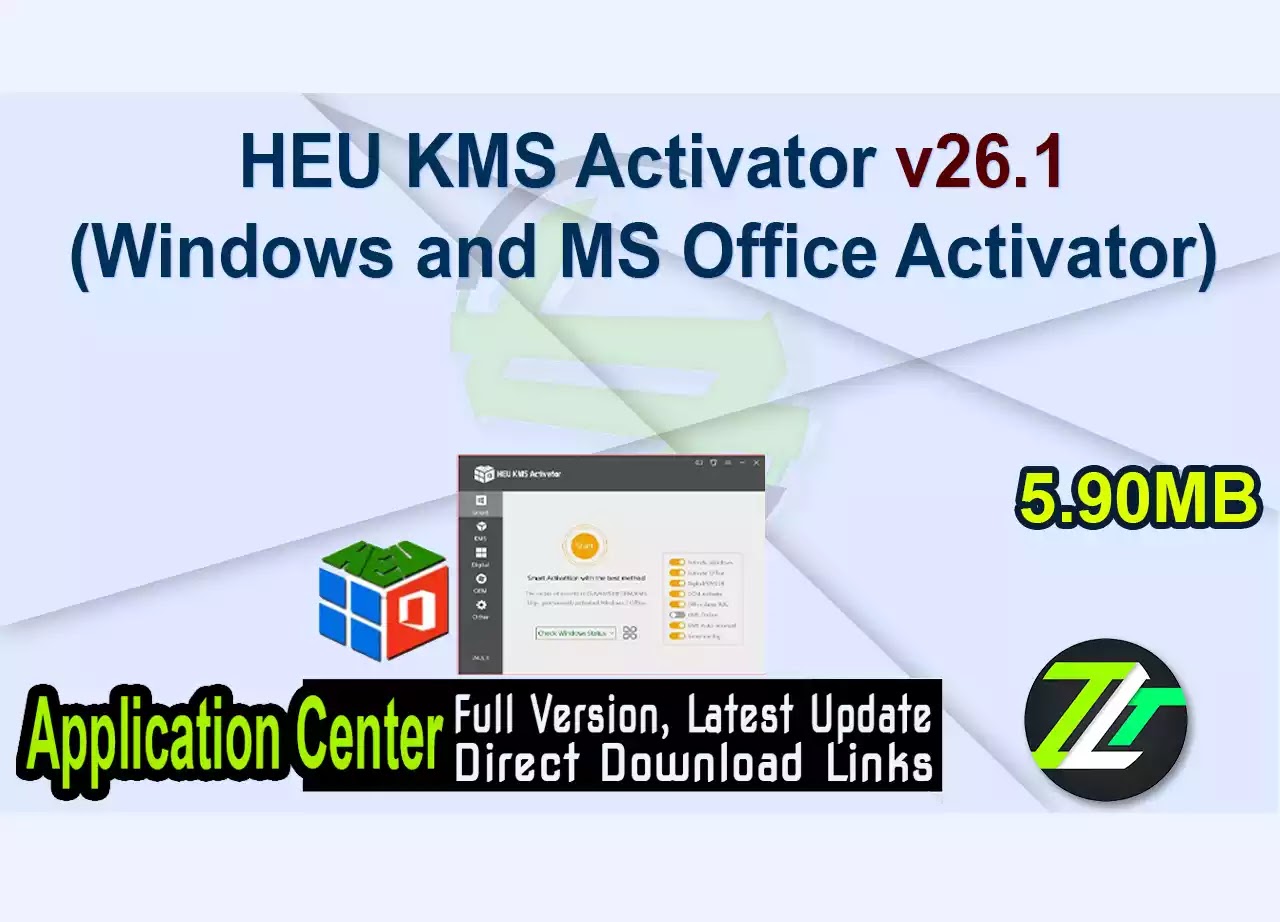 HEU KMS Activator v26.1 (Windows and MS Office Activator) 