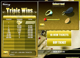 Triple Wins Scratch Card