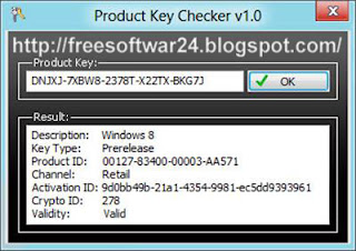 Product Key Checker v1.0