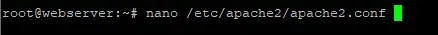 nano /etc/apache2/apache2.conf