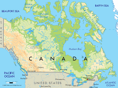 Canada Map Geography