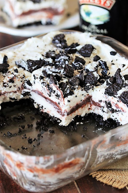 Creamy Layers of No-Bake Baileys Cookies & Cream Yum Yum Image